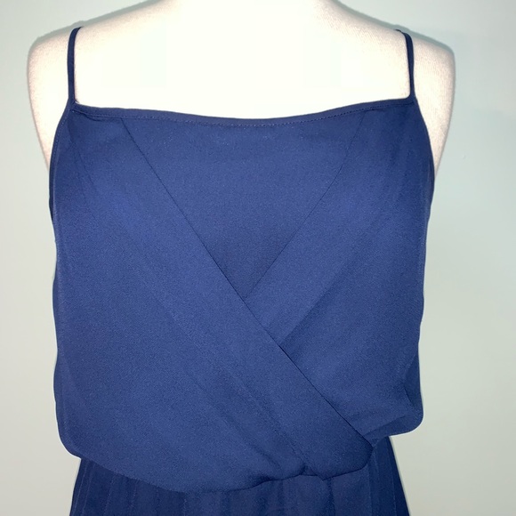 Bisou Bisou blue spaghetti strap dress - Picture 5 of 7